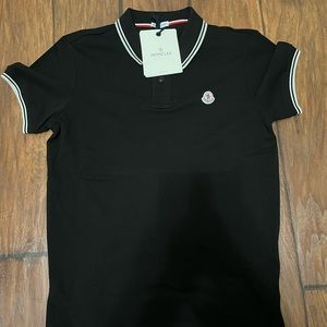New Black Moncler Polo